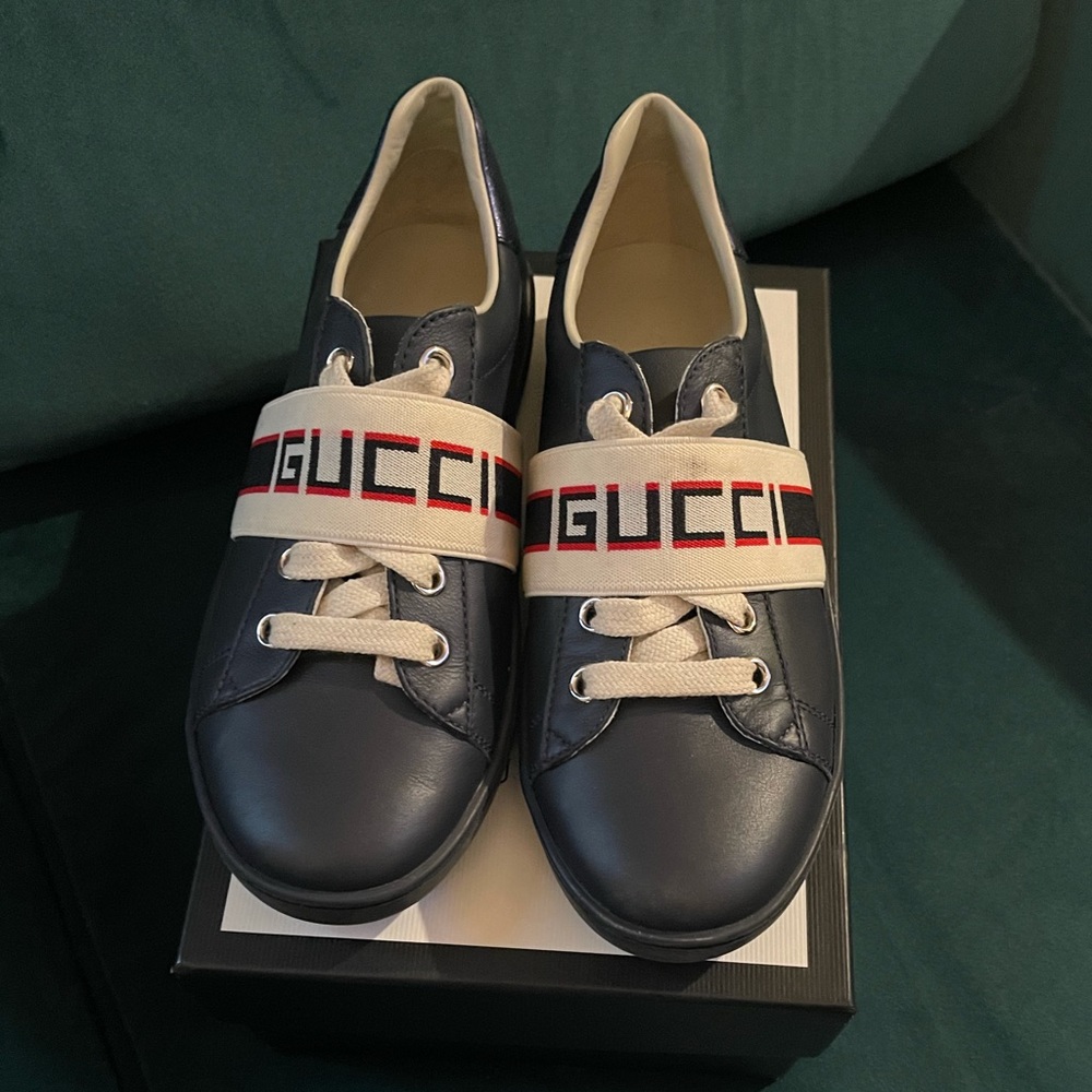 Gucci Ace Sneakers Kids EU Size 33 US Size 1